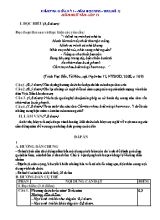 Kiểm tra giữa kì 1 Ngữ văn Lớp 12 - Đề 1 - Năm học 2022-2023 (Có đáp án)